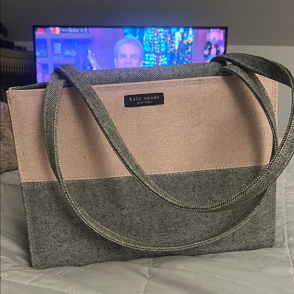 Kate Spade Two-Tone Pink and Gray Bag